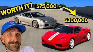 BASE vs TOP SPEC Ferrari 360- Is it WORTH IT?