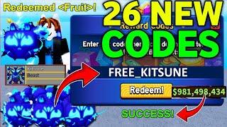 FREE KITSUNEBLOX FRUITS CODES SEPTEMBER 2024 | ROBLOX BLOX FRUITS CODES 2024