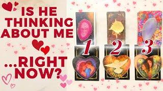 Pick a Card  Is He Thinking About Me Right Now?  LOVE Tarot Reading