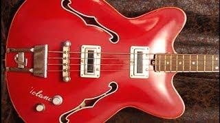 Vintage Guitar Club : JOLANA BASS STUDIO RED