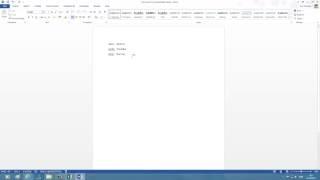 How to convert text to table in Word 2013