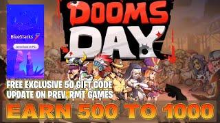 NEW RMT GAME DOOMSDAY PLUS TOP RMT UPDATE | FREE 30 CODE GIVEAWAY