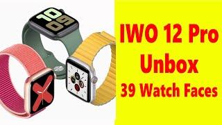 IWO 12 PRO Smartwatch Unbox-2020 Latest & Best Apple watch Series 5 copy?40/44mm Size/Waterproof