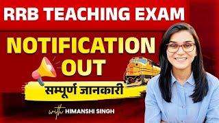 RRB Railway Teacher Recruitment 2025 complete details, Age, Eligibility, Syllabus | Himanshi Singh