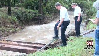 Batesville family again stranded by storm flooding