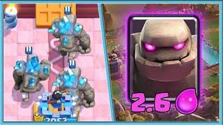  GOLEM DECK 2.6 ELIXIR! THE FASTEST DECK IN THE WORLD / Clash Royale