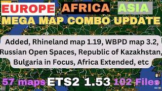 ETS2 1.53 MEGA MAP COMBO, NEW YEAR UPDATE!   All map links, and placed in the correct load order