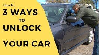 How to unlock a car door (without a key)