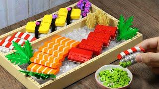 I Bought Every LEGO Seafood Sashimi Omakase  | Stop Motion Cooking & ASMR