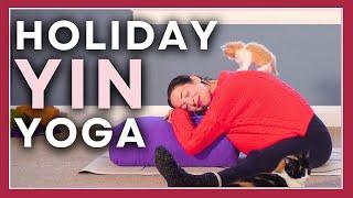 Staying YIN For The Holidays - 30 min Self-Care Yin Yoga (with kittens!)