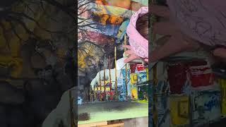 Painting Rough Foreground Areas #art #artist #painting #RobsMentalPlayground #politics #capitalism