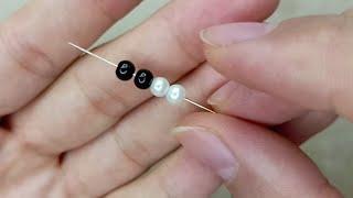 Easy Beaded Bracelet Making | Diy Cute Beaded Pearl Bracelet Tutorial #jewelrymaking #bracelets