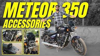 Royal Enfield Meteor 350 Premium Accessories  | Meteor 350 | #meteor350 #meteor350accessories