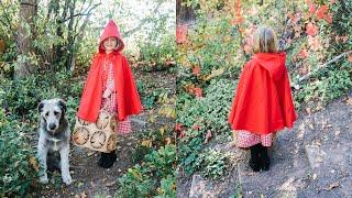 How to Make a Cloak or a DIY Little Red Riding Hood Costume