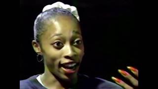 Gail Devers discusses her 100m Hurdles fall - 1992 Olympic Games