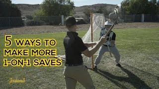 5 Ways to Make More 1-on-1 Saves - Goaliesmith Lacrosse