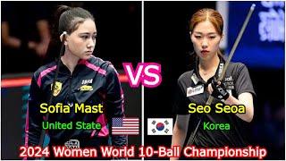 Sofia Mast ️ Seo Seoa |  2024 VenBilliards WPA Women World 10-Ball Championship - Last 8