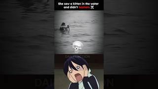 She saw a kitten in the water ️|| #usa #quotes #mindset #motivation #viral #success