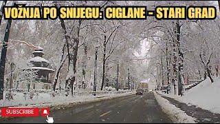 Sigurna vožnja zimi: Ciglane do Stari Grad Sarajevo po snijegu!