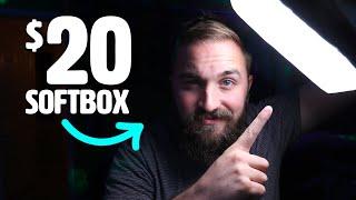 How to Make a $20 DIY Softbox Lighting | INSANE RESULTS!