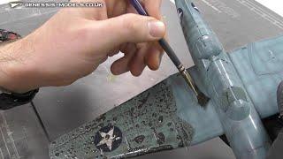 Weathering Wash : Building The HobbyBoss TBF-1C Avenger 1/48 Scale : Episode.14