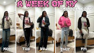 A WEEK OF MY SCHOOL FITS || daily ootd, grwm,school vlog, & fashion advice