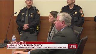 Jury finds former police officer Adam Coy guilty of murder