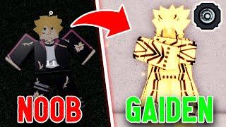 Shindo Life: Noob to Pro Using Borumaki Gaiden (Roblox)