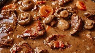 I have never eaten such delicious beef! Recipe for beef in an incredibly tasty sauce