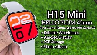 H15 Mini Smartwatch | Hello Plum Mini Smartwatch | H15 Mini 42mm Smartwatch