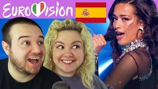 Chanel - SloMo - SPAIN National Final - Eurovision 2022 | COUPLE REACTION VIDEO