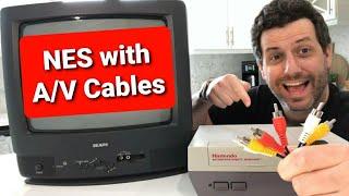 How to Hook Up a Nintendo Entertainment System (NES) - Composite AV Cables to CRT TV