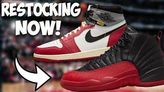 RESTOCKING NOW Jordan 12 Flu Games & Jordan 1 Union Updates! Shipping Concerns Addressed!