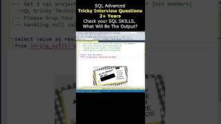 sql tricky interview questions and answers 2+years with source code #sqlinterviewquestions