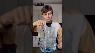 DRINK 5 LITER OF WATER WITH A FORK