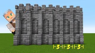 How to (Correctly) Build Diagonal Walls and Walls on Uneven Terrain in Minecraft