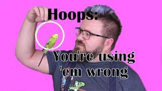 Cross Stitch Tips: (H)Oops! You're using the hoop wrong.