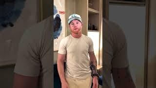 Canelo Alvarez with a message for the fans ahead of tomorrow’s press conference 🫵