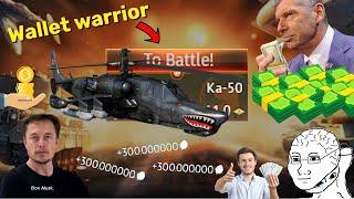 The REAL WALLET WARRIOR | Ka-50 | 125% WIN RATE!