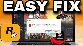 How To Fix "Rockstar Games Launcher Failed To Initialize" Steam - Full Guide (2024)