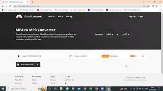 What is Cloud Convert |  Video to audio converter