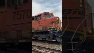 Norfolk Southern 265 with two BNSF units leading, Seneca SC, Wed 4 Aug 2021, 75° 73%￼