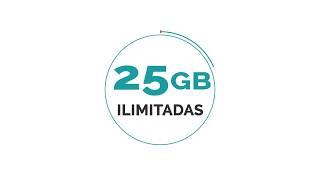 Tarifa móvil Oro 25 GB + Ilimitadas de PTV Telecom