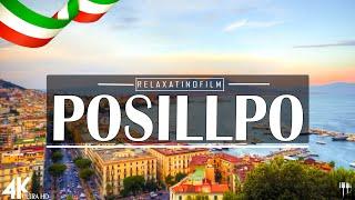 Beautiful Posillipo, Naples 4K • Relaxing Italian Music, Instrumental Romantic • Video 4K UltraHD