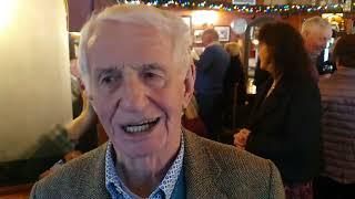 The legendary Tom Lawlor talking at the Ballyheigue Senior Citizens Christmas Party 2024.