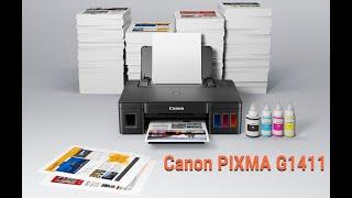 Домашняя, ламповая распаковка принтера Canon PIXMA G1411