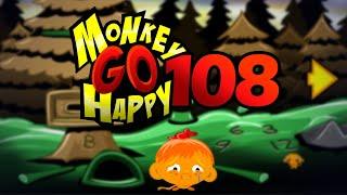 Игра "Счастливая Обезьянка 108" (Monkey GO Happy 108) - прохождение