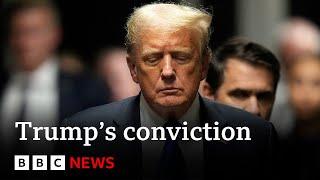 How did Donald Trump's historic guilty verdict unfold? | BBC News