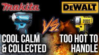 Makita XDT16Z vs DeWalt DCF887B (BATTLE of IMPACT DRIVERS) Speed Vs Power