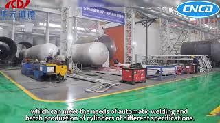 CNCD workshop Cryogenic liquid tank(LO2,LN2,LAr,LNG,LCO2，lpg)